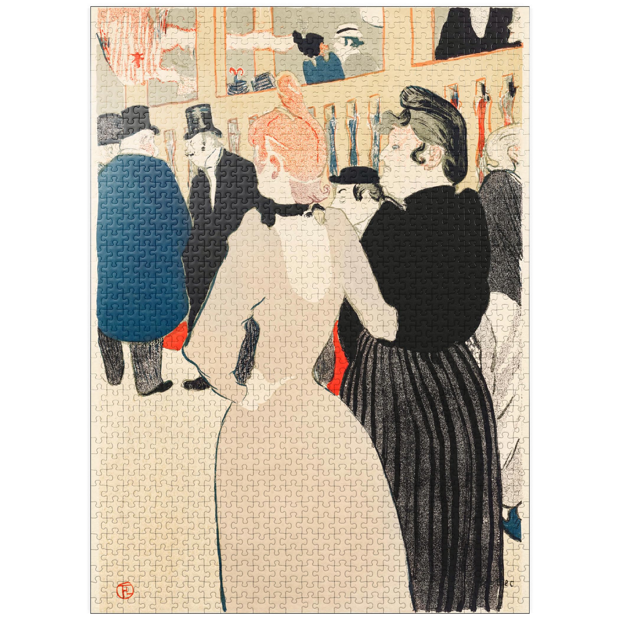 Moulin Rouge Bal La Goulue 1000ジグソーパズル Moulin Rouge